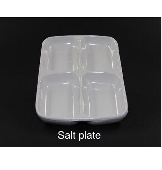 MELAMINE SPICES PLATE 14X8.5