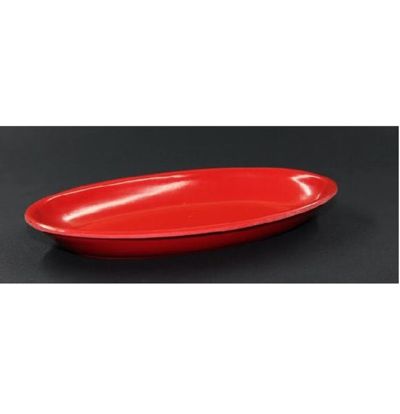 MELAMINE OVALPLATE 17X10.5 CM