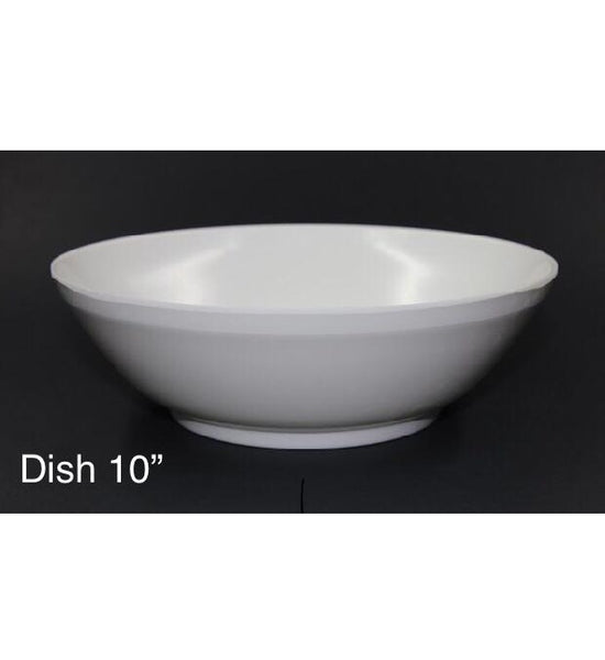 MELAMINE DISH  WHITE