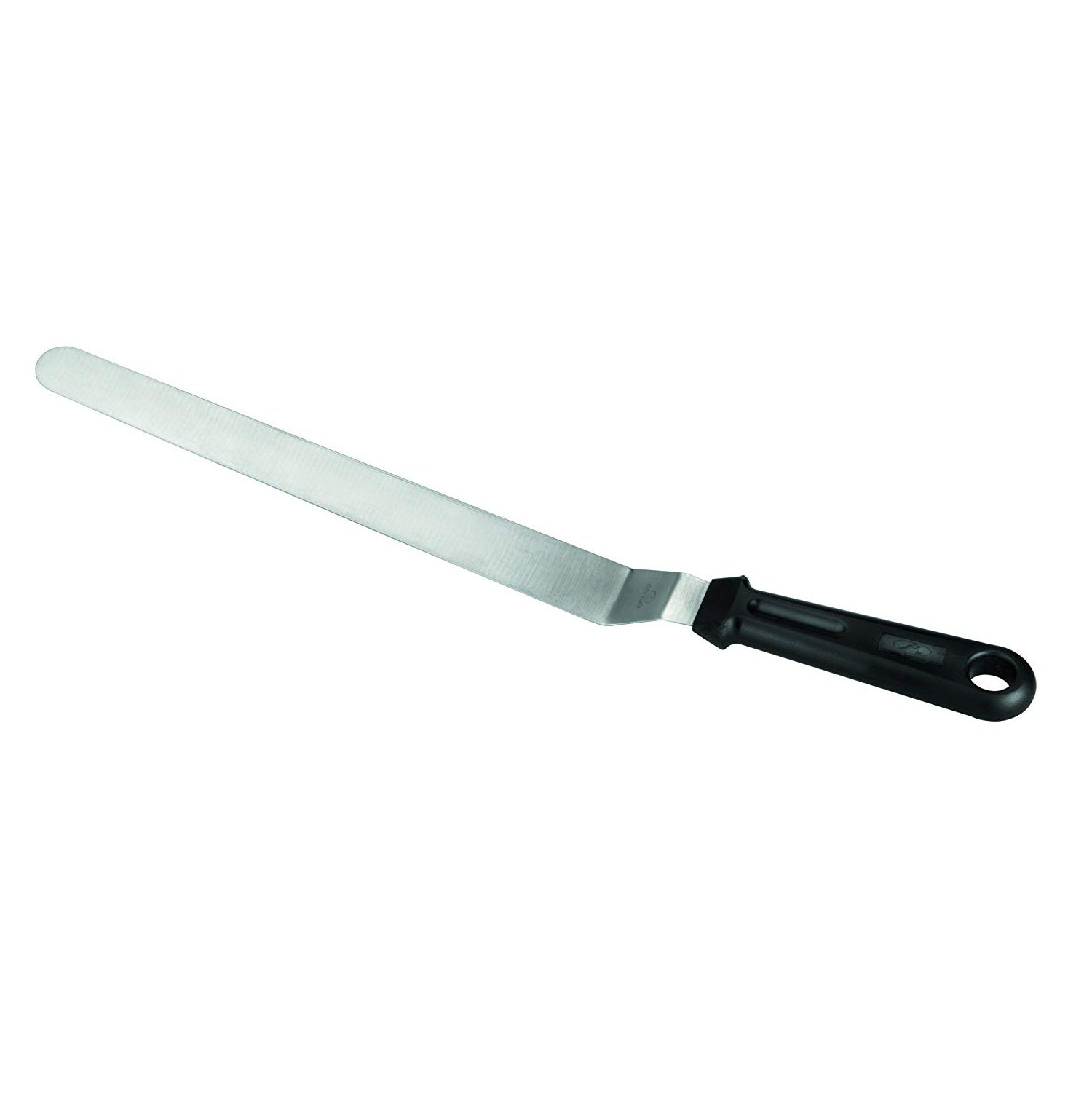 ST.STEEL BOWED LONG SPATULA .