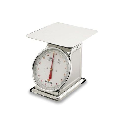 MECHANICAL SCALE W/FLAT TOP ST.ST.15 KG