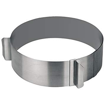 ST.STEEL ADJUSTABLE PASTRY RING 16-30 CM