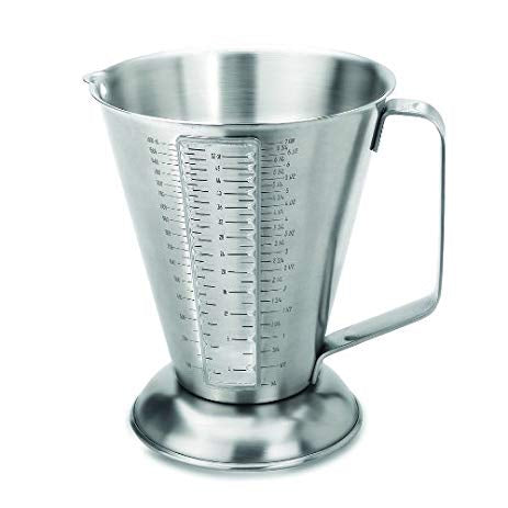 ST.STEEL MEASURING CUP W/WINDOW 1.60 LT