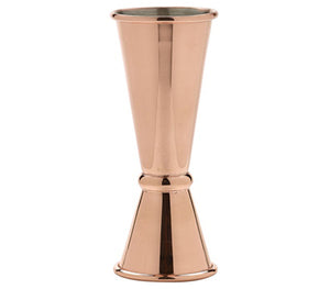 Copper Plated Banded Double Jigger 25/50ml