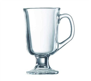 BOCK 29 TRANSP FOOTED MUG 10OZ 29CL T