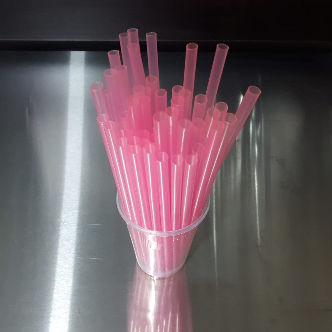 PINK STRAW PACK 200 PCS