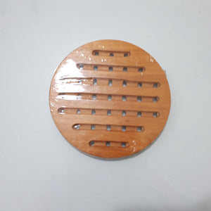 WOODEN UNDER PLATE ROUND SHAPE