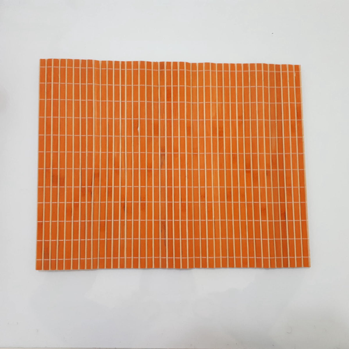 WOODEN UNDER PLATE ORANGE