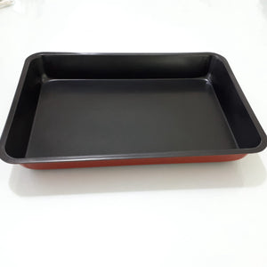 RECTANGULAR TRAY RED IRON