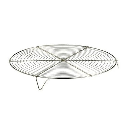 ROUND TRAY NICKELED STEEL ? 32 CM