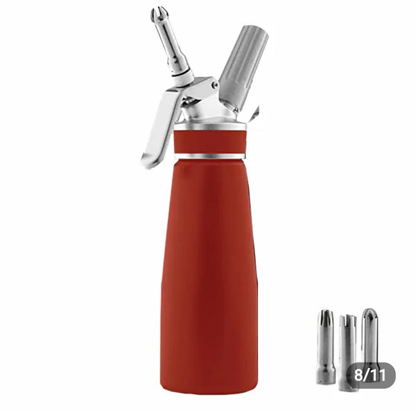 ALUMINIUM WHIPPED CREAM TOPPING DISPENSER 0.5 LTRS