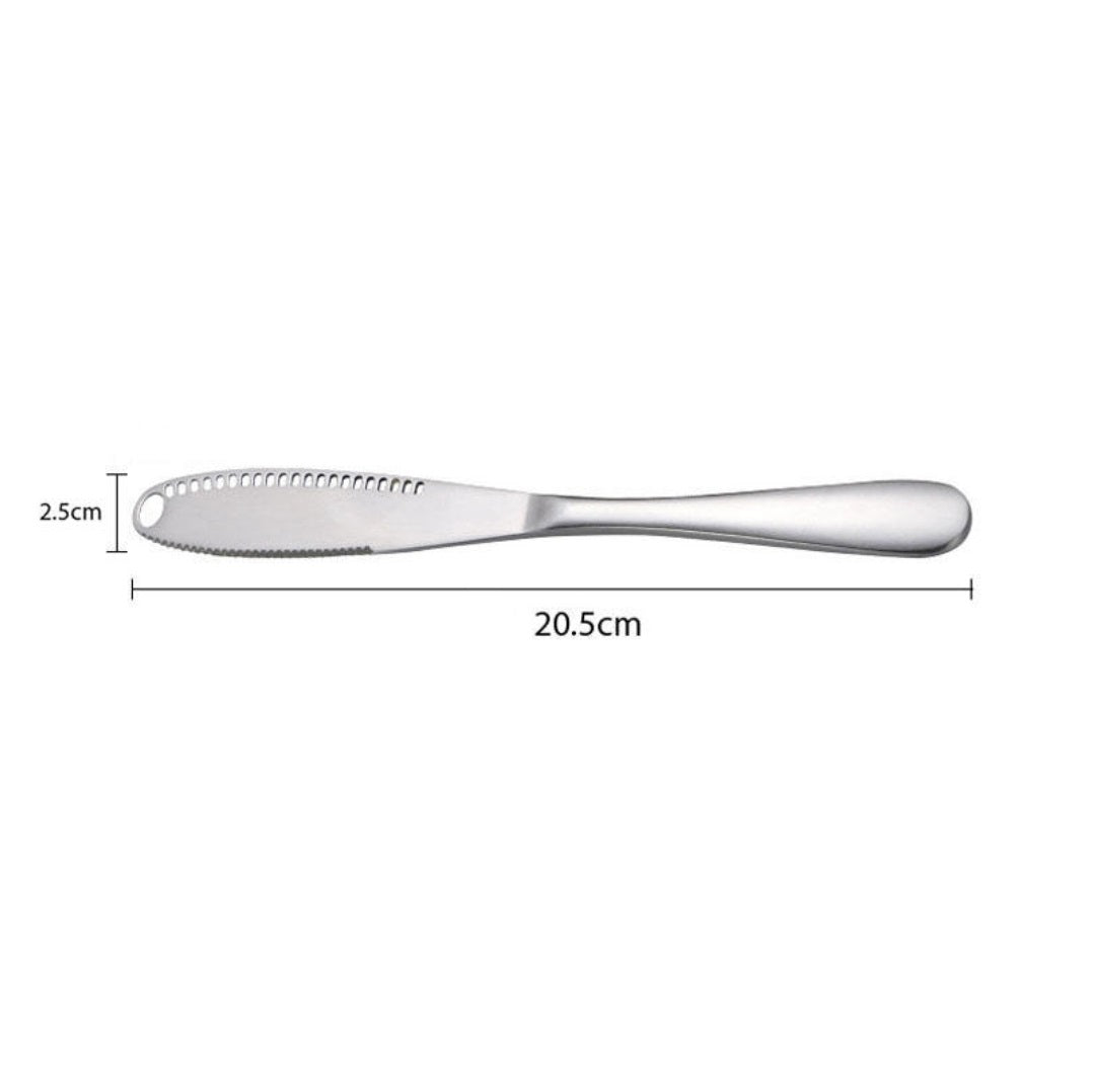 BREAD TOAST JAM CREAM BUTTER KNIFE WITH SERRATED EDGE