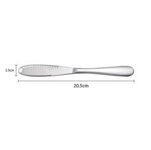 BREAD TOAST JAM CREAM BUTTER KNIFE WITH SERRATED EDGE