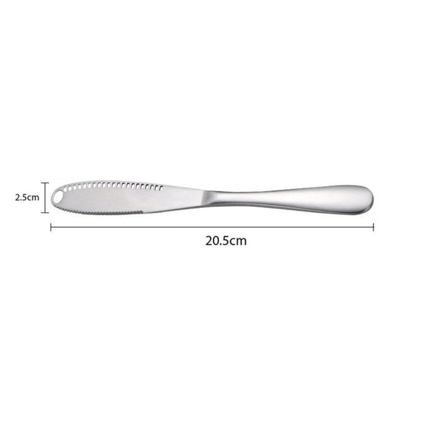 BREAD TOAST JAM CREAM BUTTER KNIFE WITH SERRATED EDGE