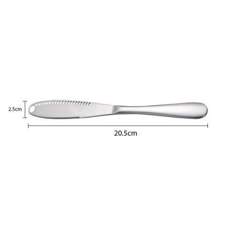 BREAD TOAST JAM CREAM BUTTER KNIFE WITH SERRATED EDGE