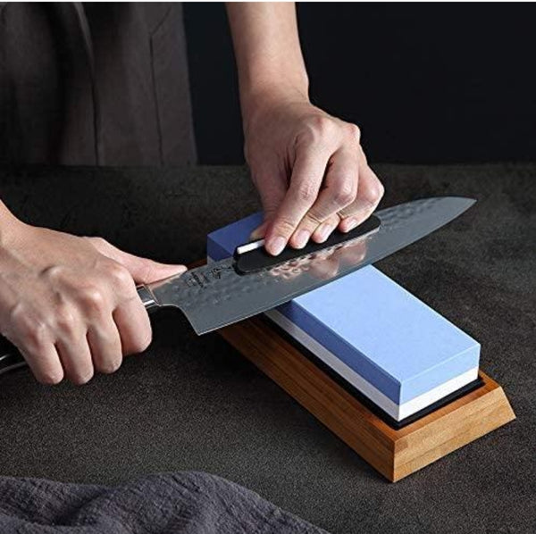 KNIFE BLADE SHARPENING STONE NAVY BLUE