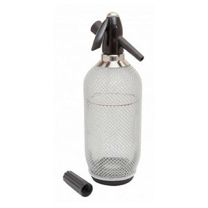 Natural Stainless Steel Color Mesh Soda Siphon 1.0L