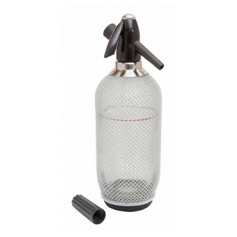 Natural Stainless Steel Color Mesh Soda Siphon 1.0L