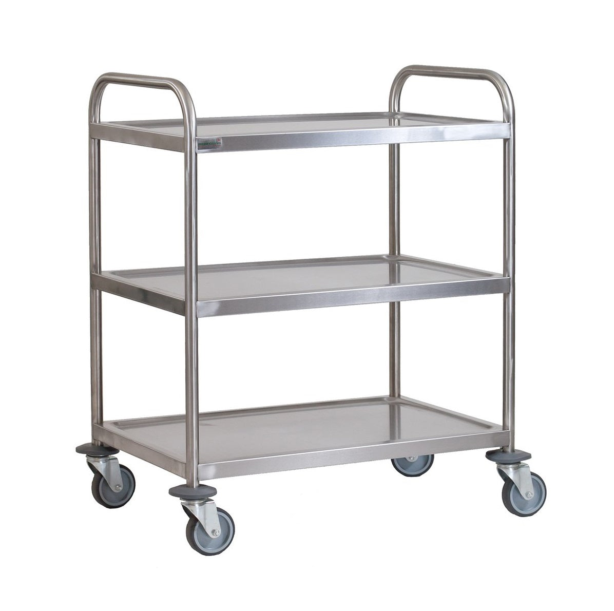 TROLLEY STAINLESS 3 SHELFS