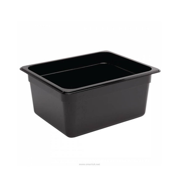 1/2 FOOD PAN , BLACK