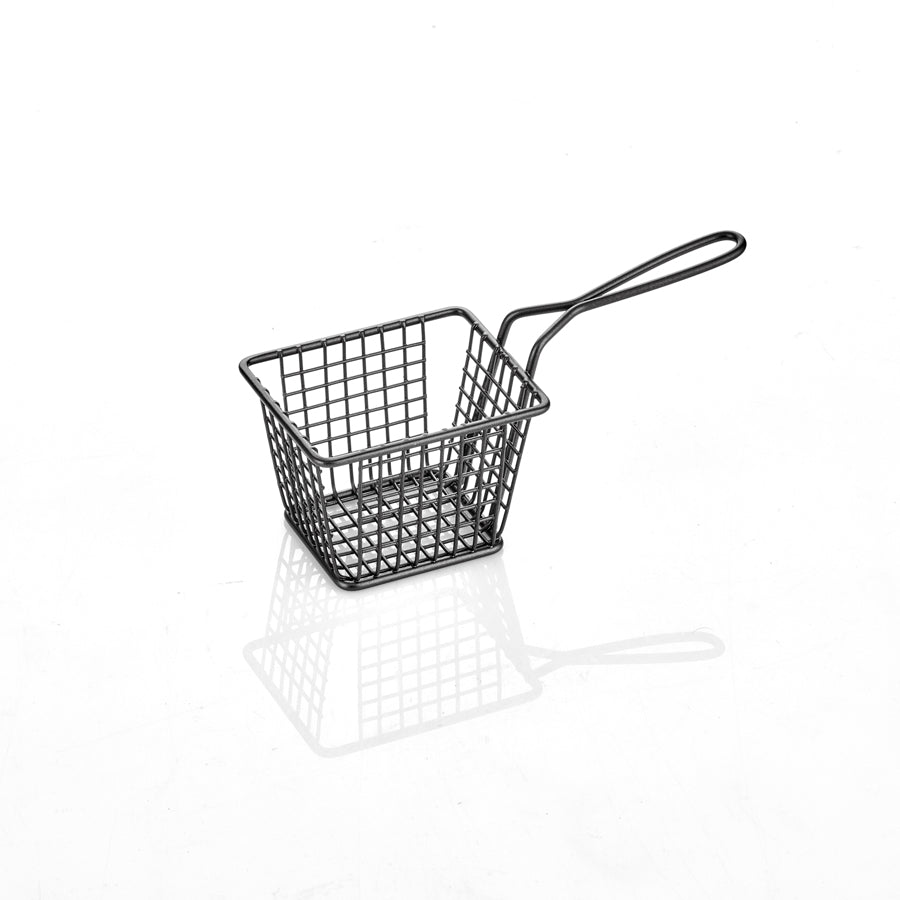 SQUARE MINI W.MESH CHIPS BASKET