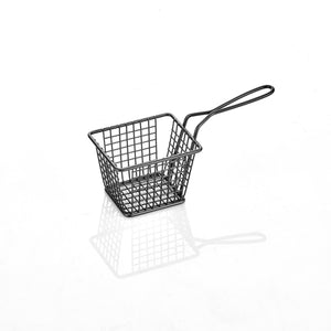 SQUARE MINI W.MESH CHIPS BASKET